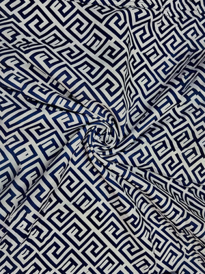 Blue Colour Men's Casual Wear Short Kurta Shirt