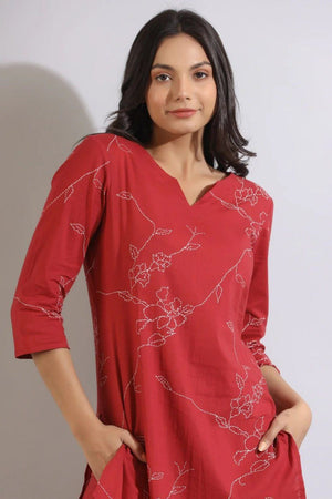 Women Regular Fit Printed Kurta & Pants Co-Ord Set