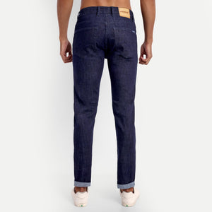 Meghz Men's Solid Slim Fit Mid Rise Jeans