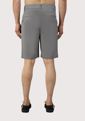 Meghz Men's Cotton Blend Solid Shorts